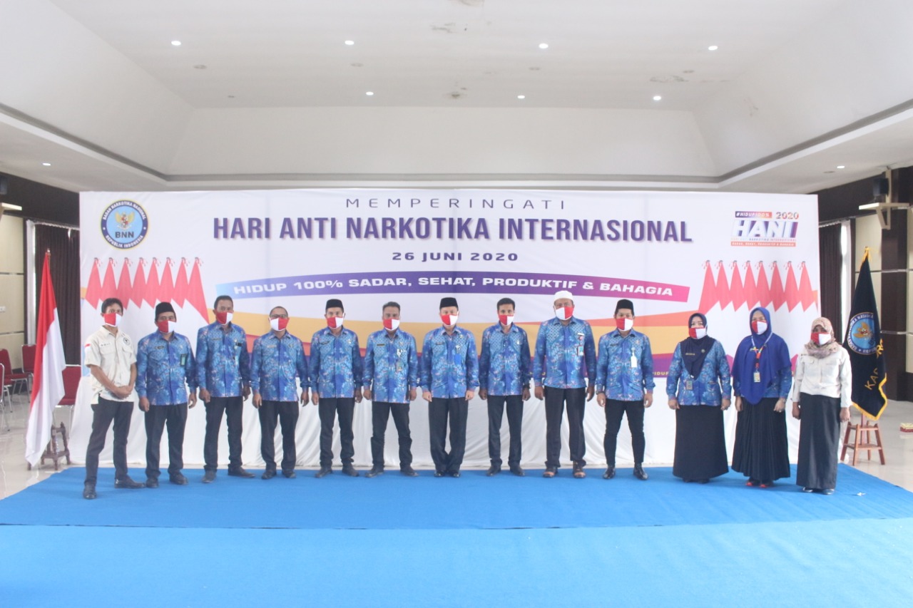 Momen Upacara Puncak Peringatan HANI Bukan sekedar Seremonial, melainkan Pesan Kampanye Hidup 100 % Tanpa Narkoba.