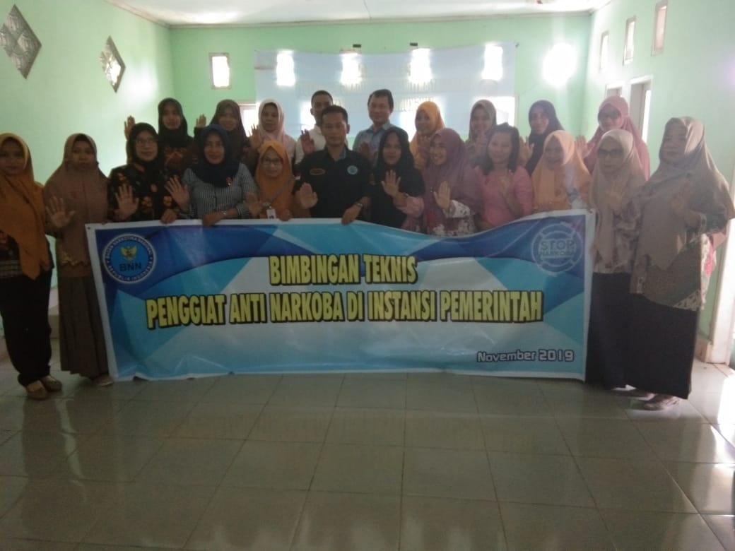 BIMBINGAN TEKNIS PENGGIAT ANTI NARKOBA DI INSTANSI PEMERIINTAH