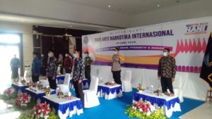 Momen Upacara Puncak Peringatan HANI Bukan sekedar Seremonial, melainkan Pesan Kampanye Hidup 100 % Tanpa Narkoba.