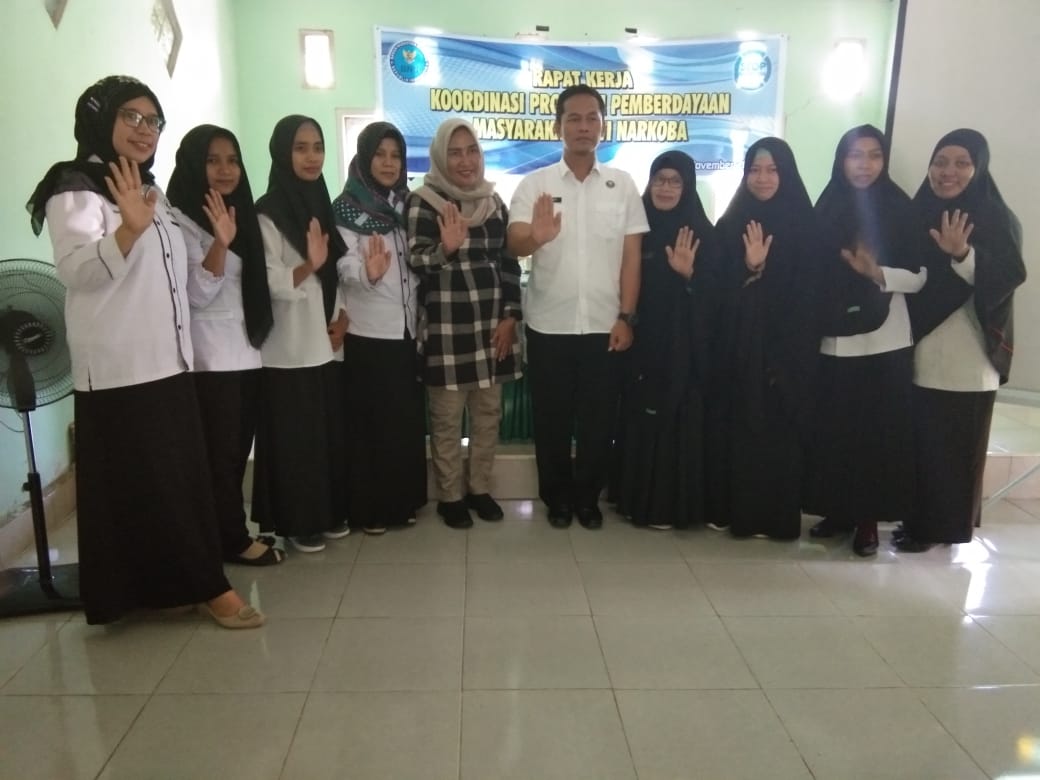 Rapat Kerja Program Pemberdayaan Masyarakat Anti Narkoba di Instansi Pemerintah